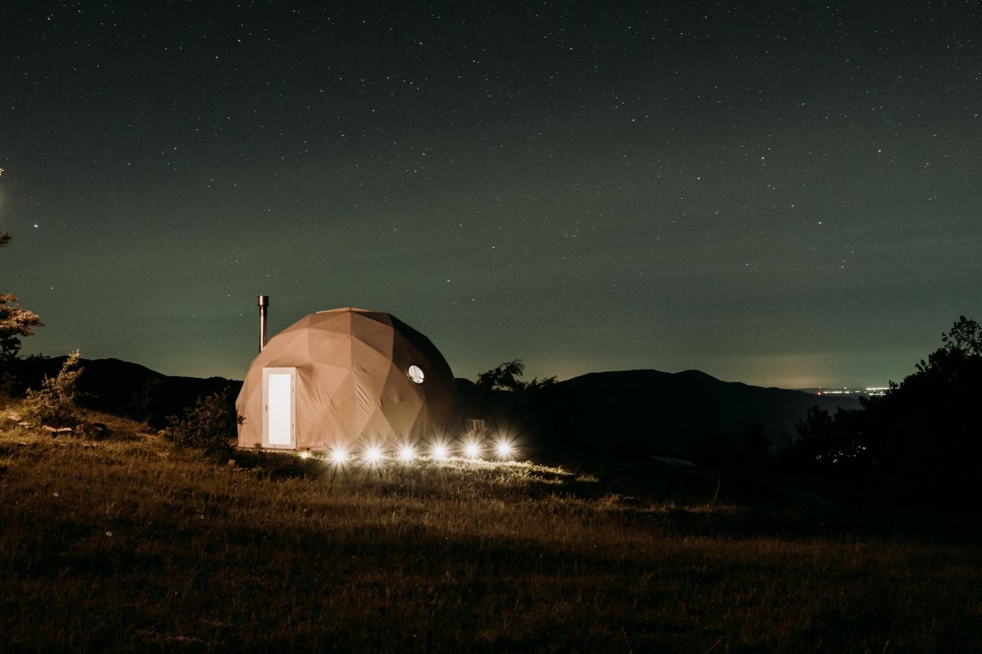 Aura - Glamping Experience Hotel Accettura Bagian luar foto